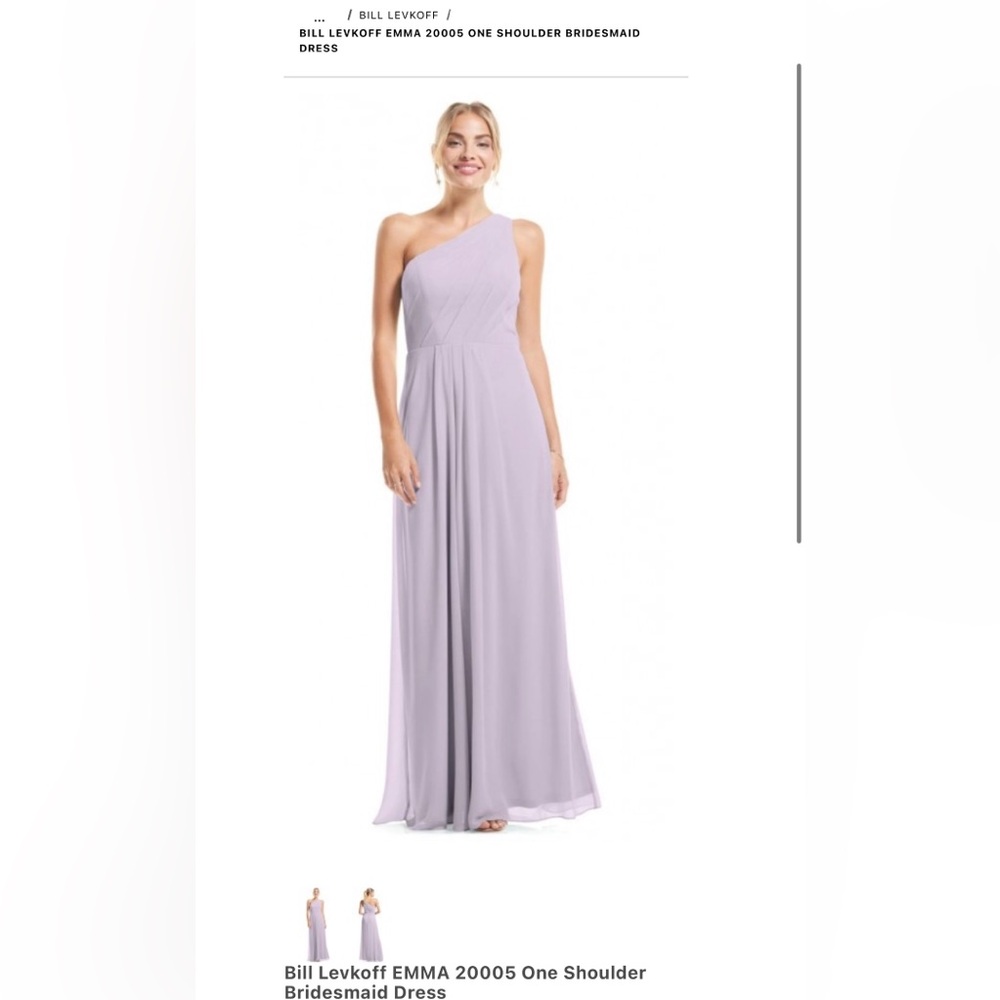 Bill Levkoff bridesmaid dress in Wine color size 6